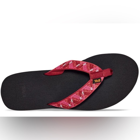 Teva | Black and Pink Mush II Sandal/ Flip Flop | Size 10 - Picture 1 of 8